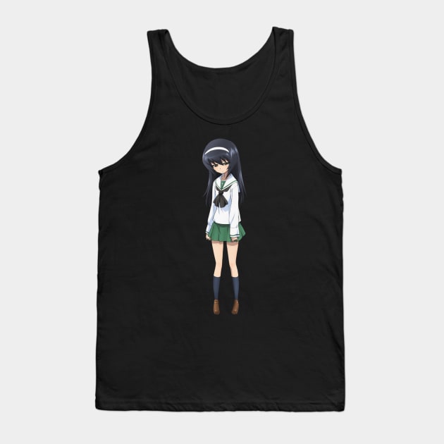 Mako Sad Tank Top by KokoroPopShop